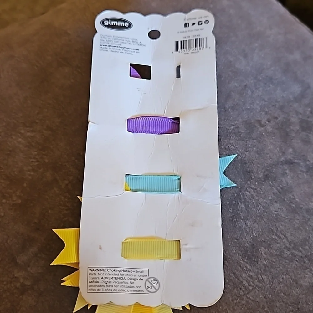 3/$30 GIMME Coquette Hair Bow Clips
